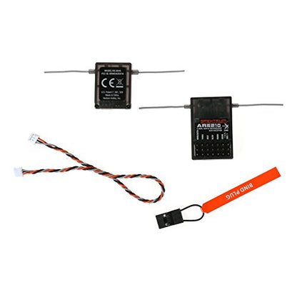 AR6210 DSMX Receiver RX Support DSM2 for JR Spektrum Transmitter TX RC