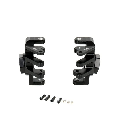 KYX Racing Aluminum Alloy AR14B Front Axle Steering Knuckle Upgrades Parts Accessories for 1/10 RC Crawler Car Axial RBX10 RYFT