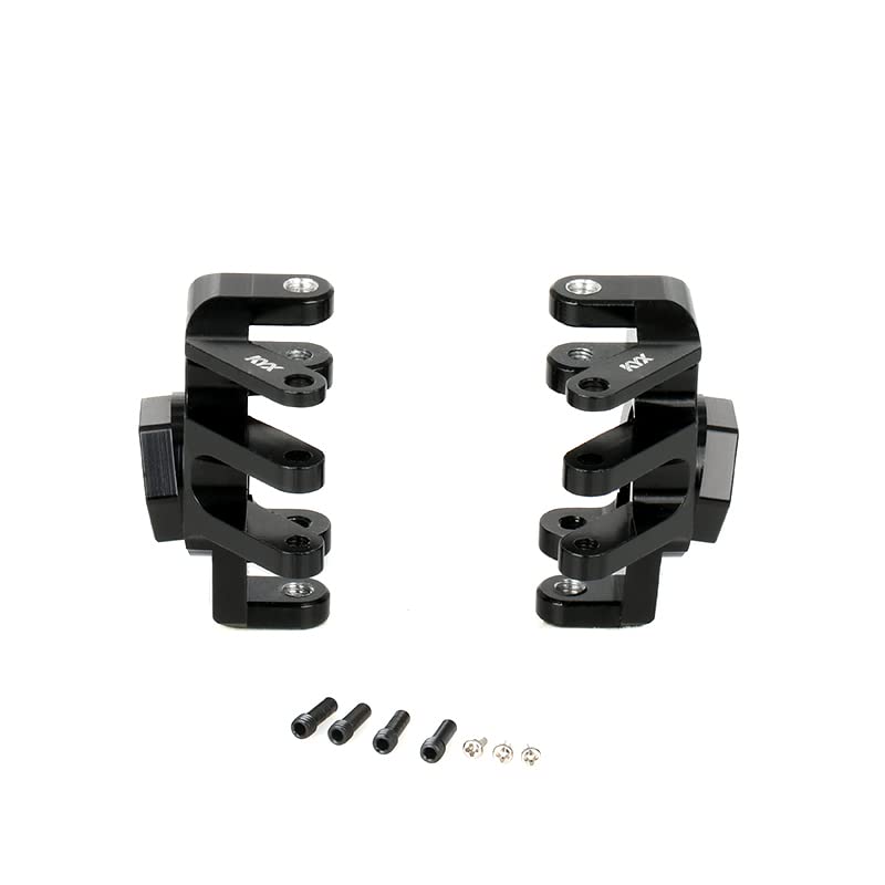 KYX Racing Aluminum Alloy AR14B Front Axle Steering Knuckle Upgrades Parts Accessories for 1/10 RC Crawler Car Axial RBX10 RYFT