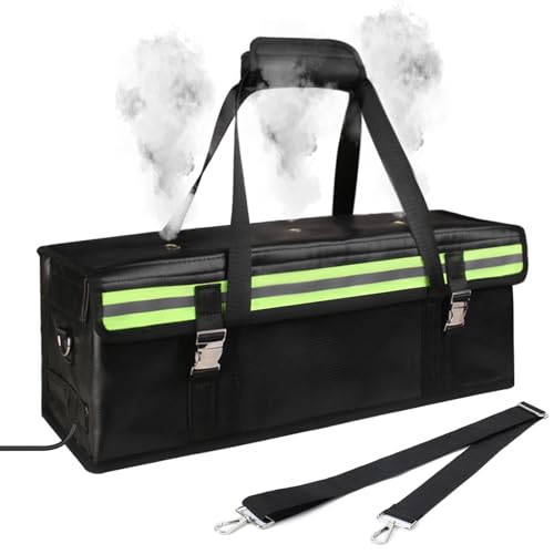 E-Bike Battery Bag XL (Extra Large),Lipo Battery Fireproof Safe Bag,8Layers Fiberglass&Silicone Fabric with Reflective Strip,Charging for Bicycle(21.5 x 5.7 x 6.5 inch) - color: Dark Black, size: E-Bike Size