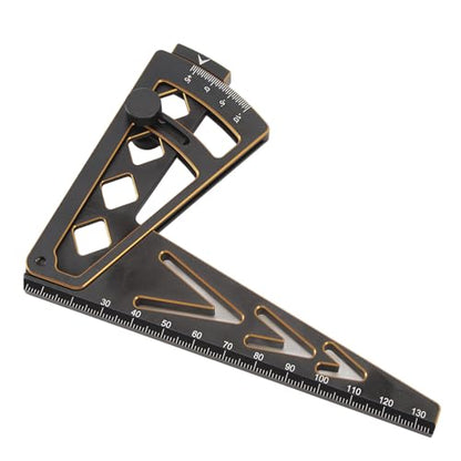 RC Car Inclined Ruler, Multifunctional Ride Height Gauge Camber Gauge Multi Angle Measuring Tool with Aluminum Alloy Construction, for Home Game and Daily Use