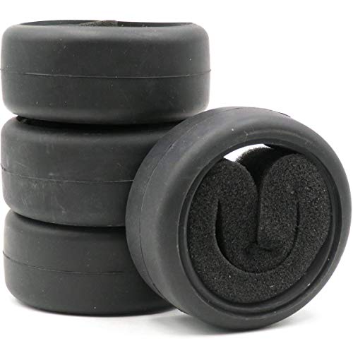 4pcs RC 1/10 On Road Slick Tire Rubber Tyre Fit for 1:10 Touring Drift Car Wheel Rim …