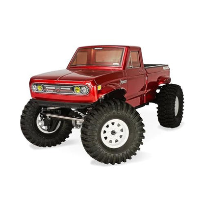 Redcat Ascent 1/10 Scale Rock Crawler – High-Torque 4WD RC Trail Truck with Portal Axles, Waterproof Electronics, LiPo Ready, RTR – Hobby-Grade Remote Control Rock Climber (Red) - color: Red
