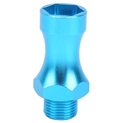 Ejoyous RC Wheel Hub Adapter Hex Drive Hub Adapter RC Hex Coupler 12mm to 17mm Aluminum Alloy CNC Machined 30mm Extension with 5mm Inner Diameter for 1/10 Car Truck (Blue) - color: Blue