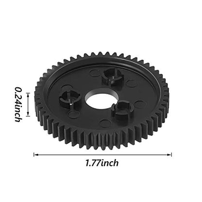 Sumind 5 Pieces 54T 0.8 32 Pitch Plastic Spur Gear Compatible with 4 x 4 VXL Rally VXL HPS HPI RC Car and Boat