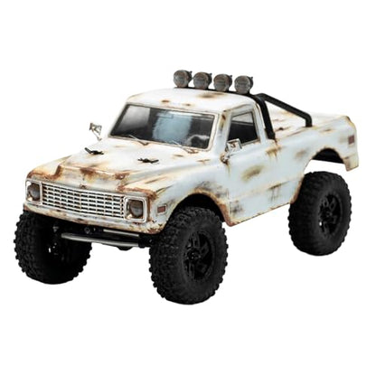 furitek FX118 Fury Wagon Ultimate Upgrade Kit Scale 1/18 RC Crawler RTR - Remote Control Car, RC Crawlers with High-End Upgrades Ready to Install for Adults (White (TT-0022)) - color: White (Tt-0022)