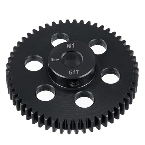 Steel Pinion Motor M1 8mm 54T Gears for ARRMA 4WD Tra-xxas X-MAXX | 1/5 1/7 1/8 RC Car Upgrade - size: 54T