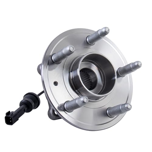 512440 Rear Wheel Bearing Hub Assembly Compatible with 2010-2017 Equinox | 5 Lugs Rear Automotive Replacement Wheel Hub Bearing Assembly with ABS Compatible with 2010-2017 Chevy Equinox & GMC Terrain - size: 512440/1PC