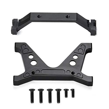 RC Crawler Car Aluminum Front Rear Chassis Brace Mount Frame Rail Brace Bracket for 1/10 Axial SCX10 II 90046 90047 SCX10 Upgrades Parts Accessories