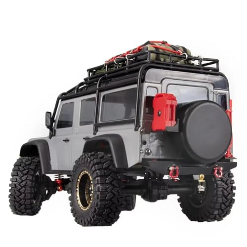 RC Bumper For Defender For TRX4M 1/18 Metal Front And Rear Bumper With Tow Hook RC Crawler Car Upgrade Parts Accessories(1 set) - size: 1 set