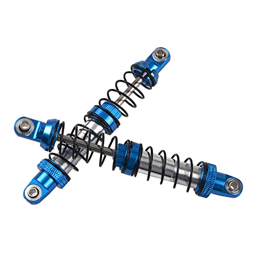 4Pcs ShareGoo Adjustable Metal Shock Absorber 70/80/90/100/110/120mm Damper Compatible with Traxxas TRX4 TRX6 G63 Axial SCX10 D90 90046 AXI03007 1/10 RC Rock Crawler (80mm Hole Distance) - size: 80mm Hole Distance