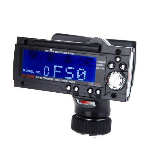 Goolsky Flysky FS-GT3B RC Transmitter 2.4GHz 3 Channel Remote Controller & FS-GR3E Receiver for RC Car Boat