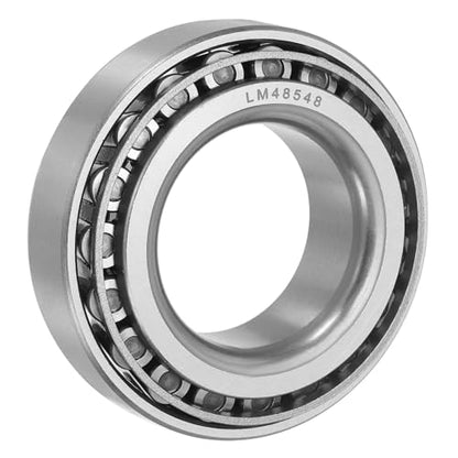 uxcell LM48548/10 Tapered Roller Bearing Cone and Cup Set, 1.36" Bore x 2.56" OD x 0.73" Thick, Chrome Steel Taper Bearing Set, ABEC-3 - size: LM48548/10