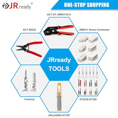 JRready Mini-Fit Jr Pin Connector Kit 2Pin 4Pin 6Pin 8Pin Wire Automotive Electrical Male Female Connector 18-24AWG Terminals Pin and Sockets Molex 4.2mm Pitch 238Pcs ST6519 - size: 2-4-6-8 Pin Standard Molex Mini-Fit