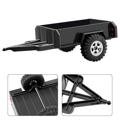GLOBACT RC Trailer RC Crawler Accessories for 1/18 TRX4M Defender