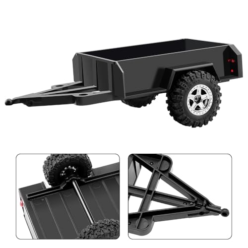 GLOBACT RC Trailer RC Crawler Accessories for 1/18 TRX4M Defender