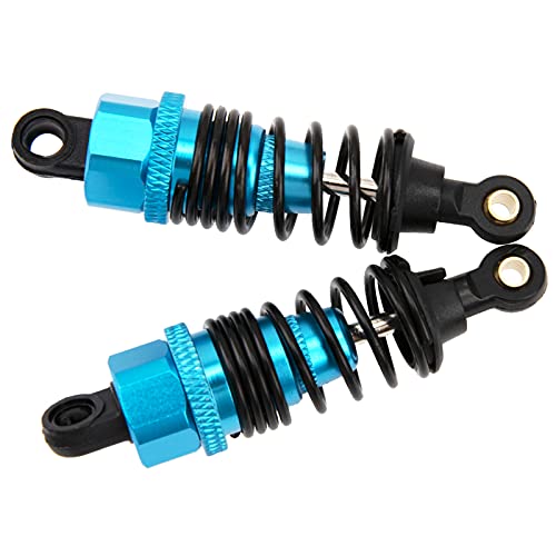 ShareGoo 4Pack Adjustable Shock Absorber Damper 68mm 102004 Compatible with HPI HSP Traxxas Losi Axial Tamiya Lightning EP 1/10 On-Road RC Drift Car (Blue) - color: Blue
