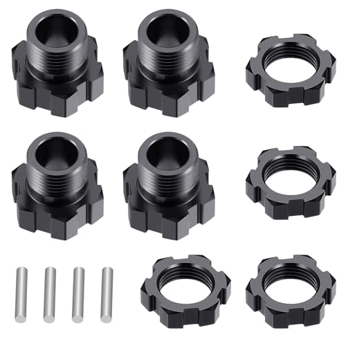 17mm Wheel Hexes Adapter Nuts & Pin for 1/8 Arrma Kraton 6s BLX EXB | Aluminum RC Truck Upgrades Parts