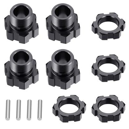 17mm Wheel Hexes Adapter Nuts & Pin for 1/8 Arrma Kraton 6s BLX EXB | Aluminum RC Truck Upgrades Parts
