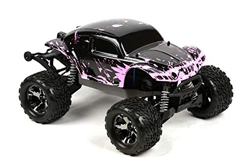 SummitLink Compatible Custom Body Muddy Pink Over Black Replacement for 1/10 Scale RC Car or Truck (Truck not Included) STB-BP-01