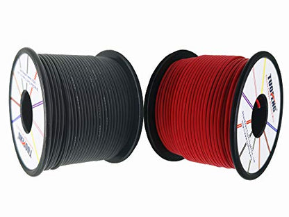 TUOFENG 18 AWG Silicone Wire Kit - 300ft | Flexible, Hook Up Cable - size: 18 AWG Silicone Wire 2 Colors 150ft Each