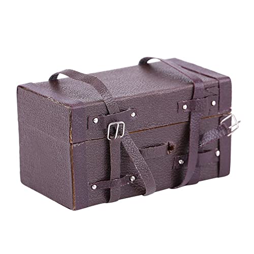 Retro Wooden Storage Box, Decorative Organizer with Leather Clasp, Ideal for RC Vehicles Toy Parts Accessories
