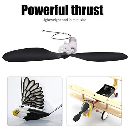 RC Drone Propeller and Motor, Coreless 8520 Motor with Gearbox and Propeller for Remote Control Drone Quadcopter Accessory Parts
