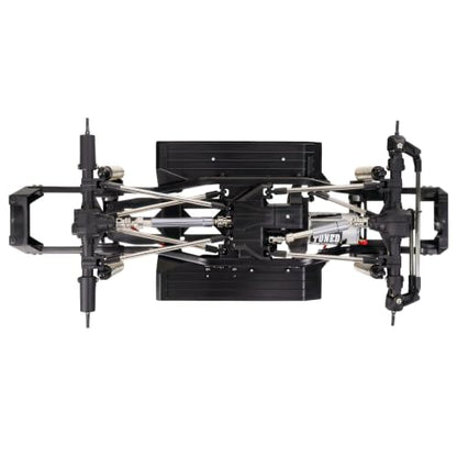 1/10 RC Crawler 313mm Chassis Kit, DIY Rolling Frame Assembly with 2-Speed Gearbox, 35T 550 Motor, Axles and Links for RC Crawler Build (Without Wheels)