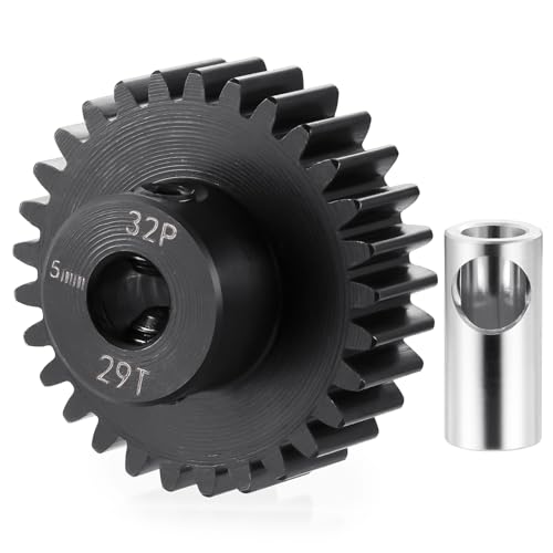 Steel 32P 5mm Pinion Gear 29T Motor Gears for 1/10 1/8 RC Car Parts - size: 29T