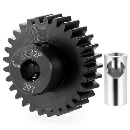 Steel 32P 5mm Pinion Gear 29T Motor Gears for 1/10 1/8 RC Car Parts - size: 29T