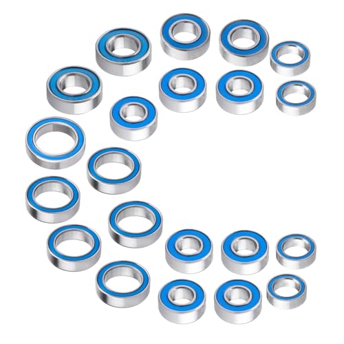 21Pcs Ball Bearings Kit for Traxxas Slash Stampede Rustler Hoss 4x4 VXL 1/10 Short Course Truck Upgrade Parts