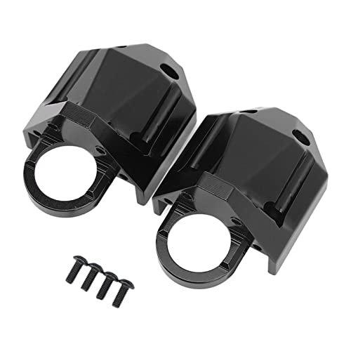 RC Rear Axle Gearbox Housing, Aluminium Alloy Strong Easy Installation RC Axle Gearbox Housing RC Exterior Gear Box Shell Cover for 1/7 UDR (Black)