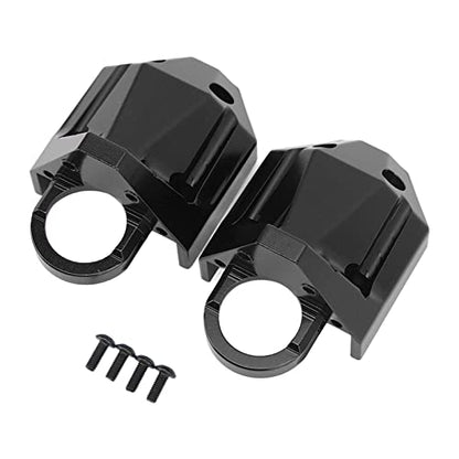 RC Rear Axle Gearbox Housing, Aluminium Alloy Strong Easy Installation RC Axle Gearbox Housing RC Exterior Gear Box Shell Cover for 1/7 UDR (Black)