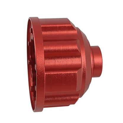 Differential Case Housing W224 for Maxx Maxx V2 Maxx Slash WideMaxx (Red) | Aluminum,Front,Center,Rear,1/8 6S,1/10,CNC Machined,Upgrade Parts,High Strength,Precision Fit - color: Red