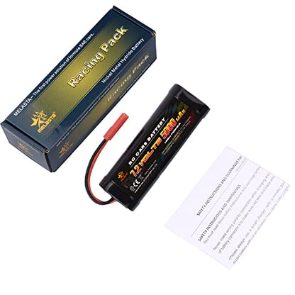 melasta 7.2V 5000mAh NiMH RC Battery for Redcat Racing – Banana Plug | High-capacity pack for Redcat Racing vehicles. Banana connector for secure fit. Long runtime rechargeable battery.