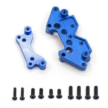 15Pc/Set Compatible with HAIBOXING 1/18 RC Car Parts, Metal Upgrade Parts Suspension Arm Steering Knuckle Wheel Hub Shock Tower for HBX 18859 18858 18857 18856 RC Cars Accessories (Blue) - color: Blue