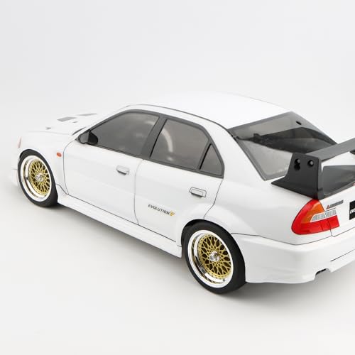 4-Pack RC 1/10 Scale On Road Slick Tires OD2.55 Rubber Wheel Rims 12mm Hex Compatible with Traxxas 4 Tec 2.0 Tamiya TT01 XV01 Kyosho WR8 Sakura WLtoys HPI Touring Racing Car (Gold)