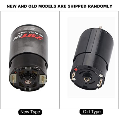 BRRNOO Brushed Motor, RC Crawler Motor RC Kit Accuracy Low Noise 550 Brushed for 4 Model (29T) - size: 29T