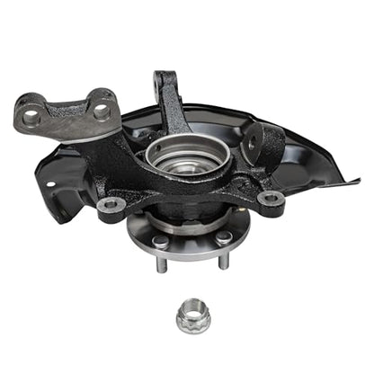 Detroit Axle - FWD Steering Knuckles Kit for 04-06 Lexus RX330, 07-09 | RX350, 06-08 RX400h, 06-07 Toyota Highlander, 2 Front Steering Knuckles & Wheel Bearing Hubs 2 Rear Wheel Bearing Hubs - size: 4UW48628/Kit