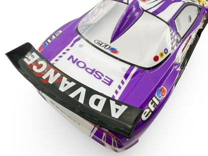 1/10 Scale RC Drift Racing Touring On Road Car Painted Body Shell, Spoiler Included, Pre-Cut, 258mm Wheelbase (Honda NSX-GT Style) - color: Honda Nsx-gt Style