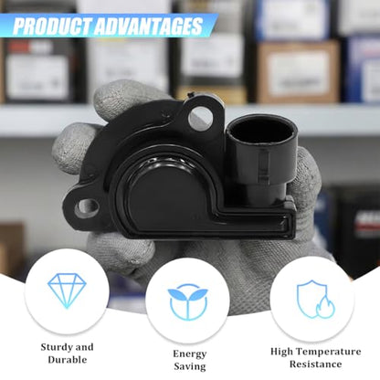 Car Throttle Position Sensor, Vehicle TPS Accelerator Pedal Gas Fuel ldle Air Control Valve Sensor, Automotive Replacement Accessories, Replace OEM#17087400 17111815