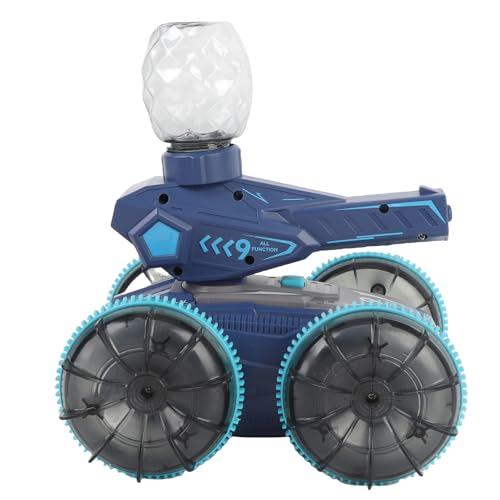 Matybobe RC Gesture Sensor Stunt Car Cool Lights for Water and Land (Blue) - color: Blue