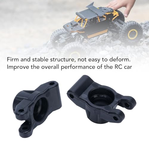 Alomejor 2PCS RC Car Rear Wheel Seat Plastic RC Rear Axle Carrier Set Replacement Smoother Handling for 16101 16102 16103 16201