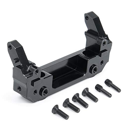 Que-T Alloy Metal Front Bumper Mount for 1/10 RC Axial SCX10 III AXI03007 Crawler Car