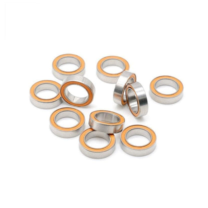 1Pcs S6700 2RS CB ABEC7 10X15X4mm ABEC-7 Stainless Steel Hybrid Si3n4 Ceramic Bearing 6700 RS Without Grease Fast Turning