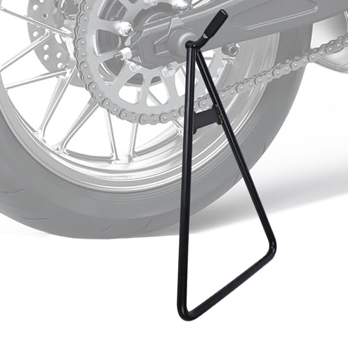 Motorcycle Triangle Stand, Motorcycle Triangle Kickstand Rear Side Wheel Holder, Universal Heavy Duty Vehicle Kickstand Lift Holder for 80-500cc Dirt Pit Bike Motocross