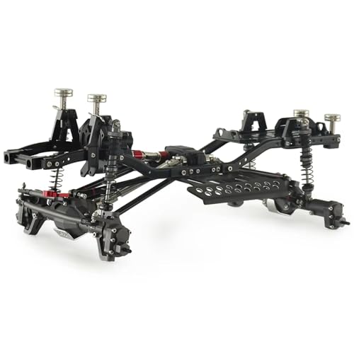 RC Crawlers Components For Axial For SCX10 90046 90047 1/10 Prefixal Gearbox Chassis RC Crawler Car Upgrade Parts Metal Body Shell Post Mount With Magnet Car Accessories