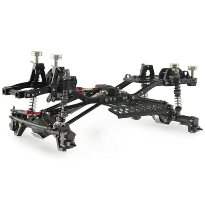 RC Crawlers Components For Axial For SCX10 90046 90047 1/10 Prefixal Gearbox Chassis RC Crawler Car Upgrade Parts Metal Body Shell Post Mount With Magnet Car Accessories