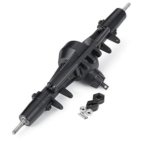 Heavy Duty Metal Axle Rear Straight Complete Axle for 1/10 Axial SCX10 II AX90021 90027 90028 RC Crawler Car Rear Axle Assembly Set Upgrade Parts (Rear) - color: Rear Axle