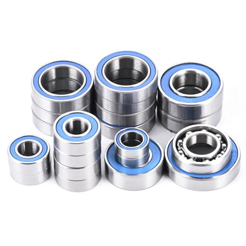 20Pcs Steel Rubber Sealed Bearings Kit for Tra-xxas Mini Maxx XRT | Slash 4X4 Short Course 1/16 RC Car Upgrade